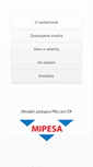 Mobile Screenshot of mipesa.cz